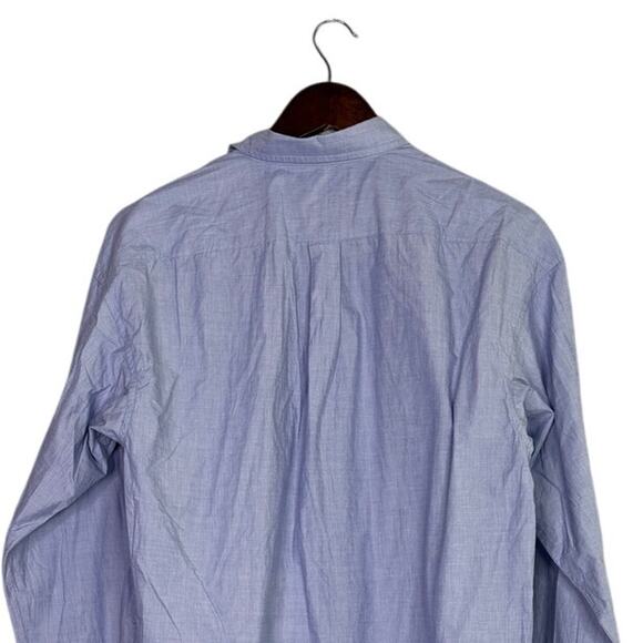J. Crew Relaxed Fit 100% Cotton Button Down Collar Shirt Longsleeve 8 Peri Blue - Picture 7 of 15